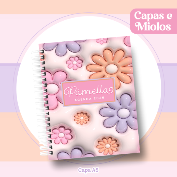 Agenda Floral Inflado