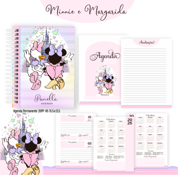 Agenda Minnie e Margarida